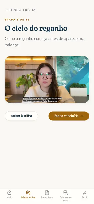 Aula em vídeo dentro do guia, conduzida pela psicóloga Tamala Ramos.